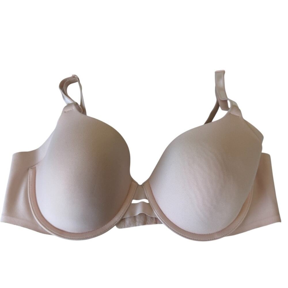 Warners No Side Effects Seamless Underwire Bra Light Pink Style 1356 Size 36B